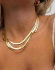 Titanium Steel Snake Chain Choker — alternate product view 8