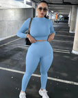 Women's Sexy Bodycon Two-Piece Set