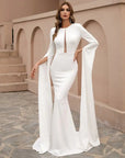 Split Sleeve Bodycon Mermaid Dress