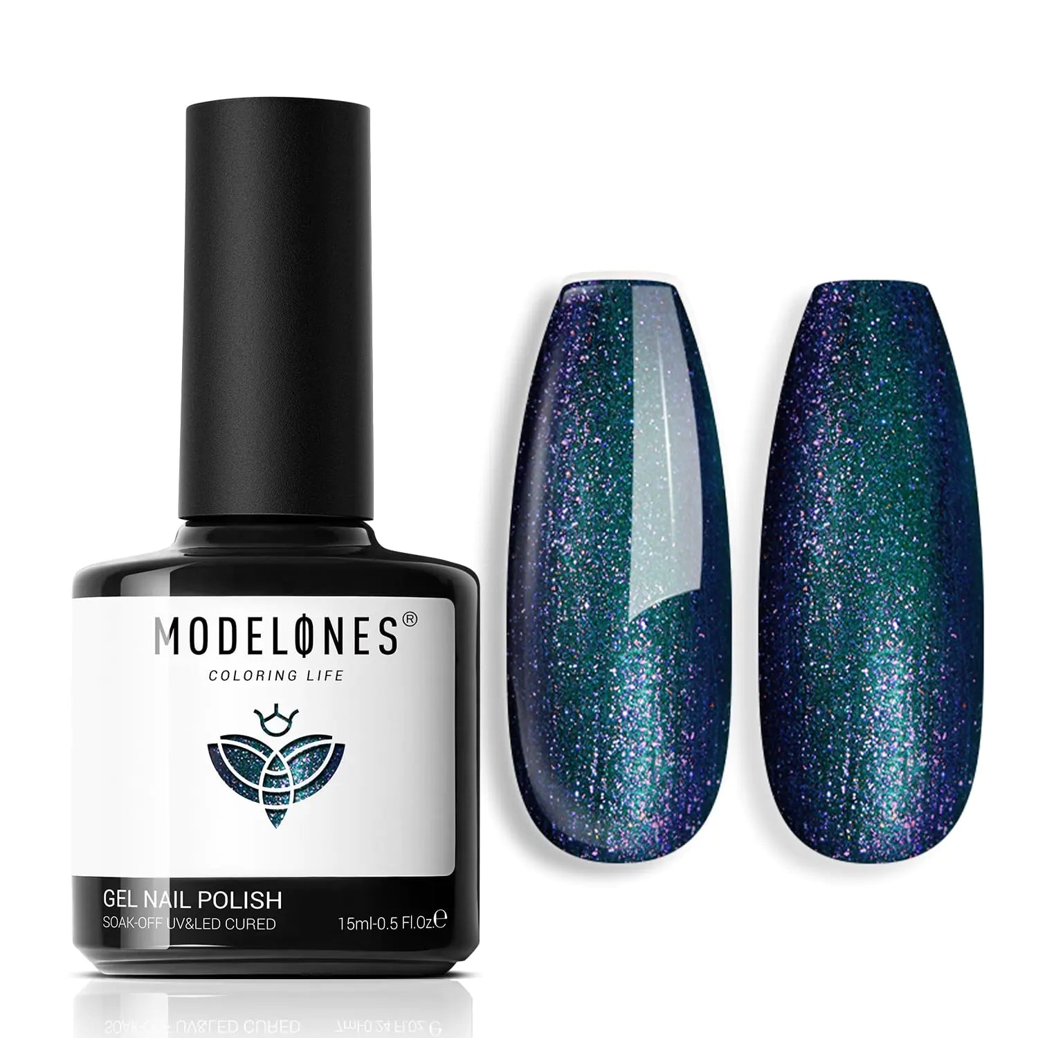 Modelones Chameleon Blue Gel Nail Polish