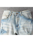 Men's Slim Fit Washed Jeans