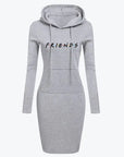 Long-Sleeve Hooded Sweater Dress — alternate product view 6