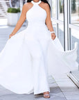 Wide Leg Pants Jumpsuit