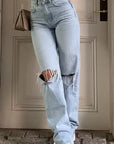 Women's Commuter Light Blue Denim Jeans