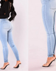 High-Waisted Skinny Jeans – Sculpting, Stylish & Flattering
