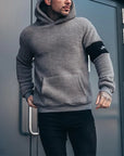 Men's Plush Hooded Sweater