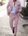 Digital Print Slim Fit Suit Set