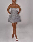 Sleeveless Sequin Slim Dress