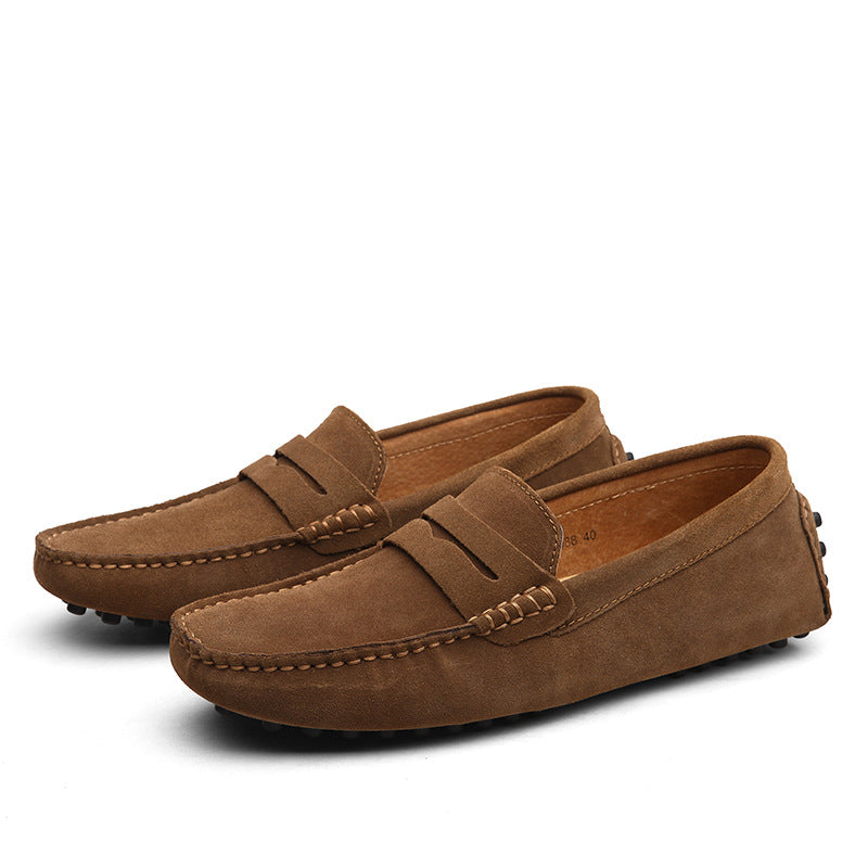 Genuine Leather Men's Loafers Driving Shoes