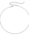 Titanium Steel Snake Chain Choker — alternate product view 6