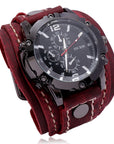 Leather watch
