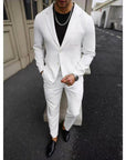 Digital Print Slim Fit Suit Set