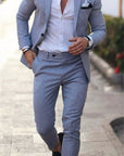 Digital Print Slim Fit Suit Set