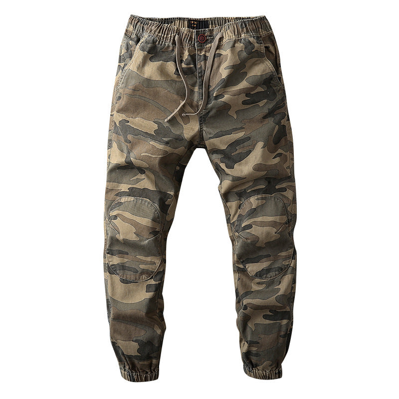 Retro Camouflage Jogger Pants for Men