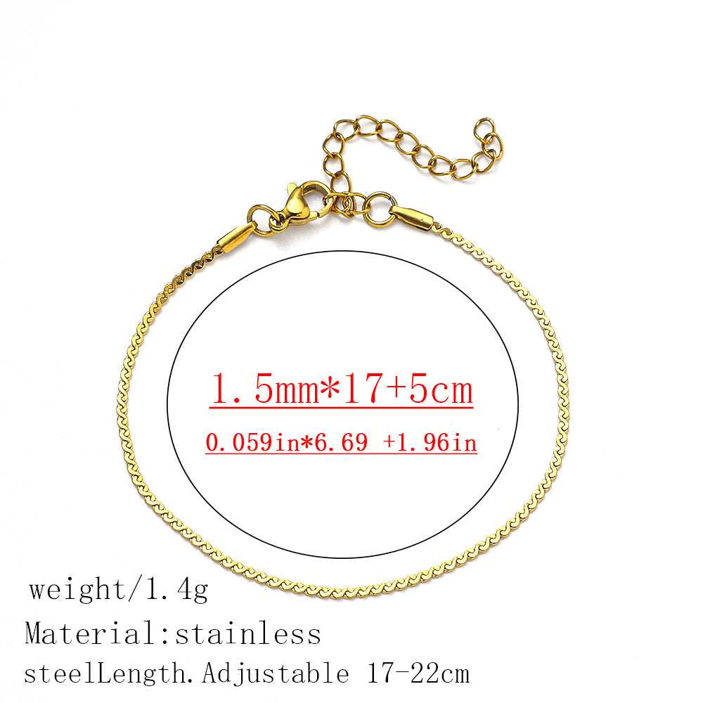 Women's Stainless Steel Fashion Bracelet