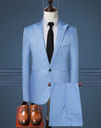 Korean Style Business Casual Men Suit