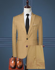 Korean Style Business Casual Men Suit
