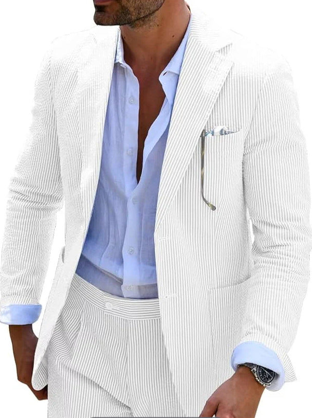 Digital Print Mens Casual Shirt Trousers