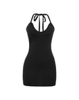 Sleeveless V-Neck Bodycon Dress