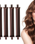 Heat-free Satin Hair Curling Tool for Overnight Use