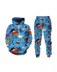 Painted Graffiti Hooded Sweater