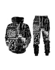 Painted Graffiti Hooded Sweater