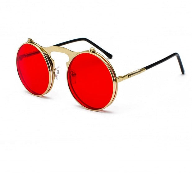 Vintage Steampunk Flip Sunglasses