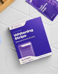 Teeth-whitening strips for fresh breath and thorough dental cleaning