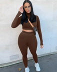 Women's Sexy Bodycon Two-Piece Set