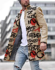 Men's Stand-Collar Mid-Length Coat — alternate product view 4