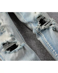 Men's Slim Fit Washed Jeans