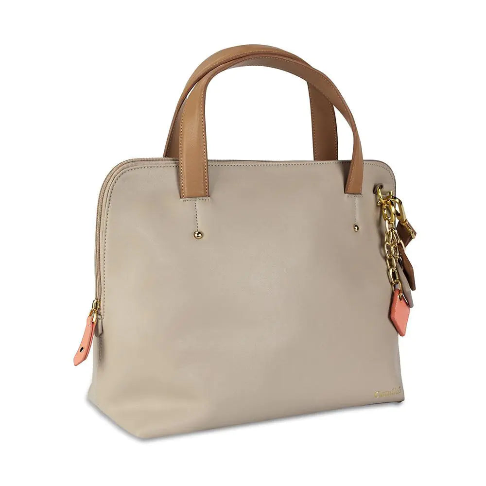 Elisa Leather Tan Handbag