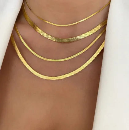 Titanium Steel Snake Chain Choker — alternate product view 14