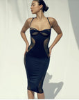 Sexy Sheer Mesh Bodycon Dress – Elegant, Bold & Night-Out Ready