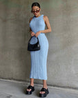 Chic Knit Midi Dress – Elegant, Trendy & Effortlessly Stylish