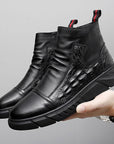 Thick-soled Men Work Boots Shoes