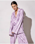 Women's Trendy Satin Pajama Set