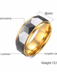 Multi-Faceted Prism Ring