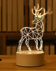 3D Led Night Light Model Toys